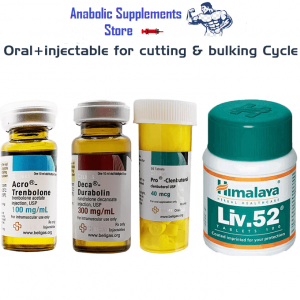 Oral+injectable combination for cutting&bulking