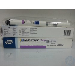 Pharma Grade: Human Peptide Hormone Active Substance: Human Growth Hormone Manufacturer: Pfizer Unit: 1 mL pre-filled pen GoQuick (36 IU)