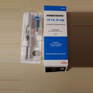 Manufacturer: Lilly, Turkey Substance: Somatropin Pack: 1 Vial (18 iu/vial)